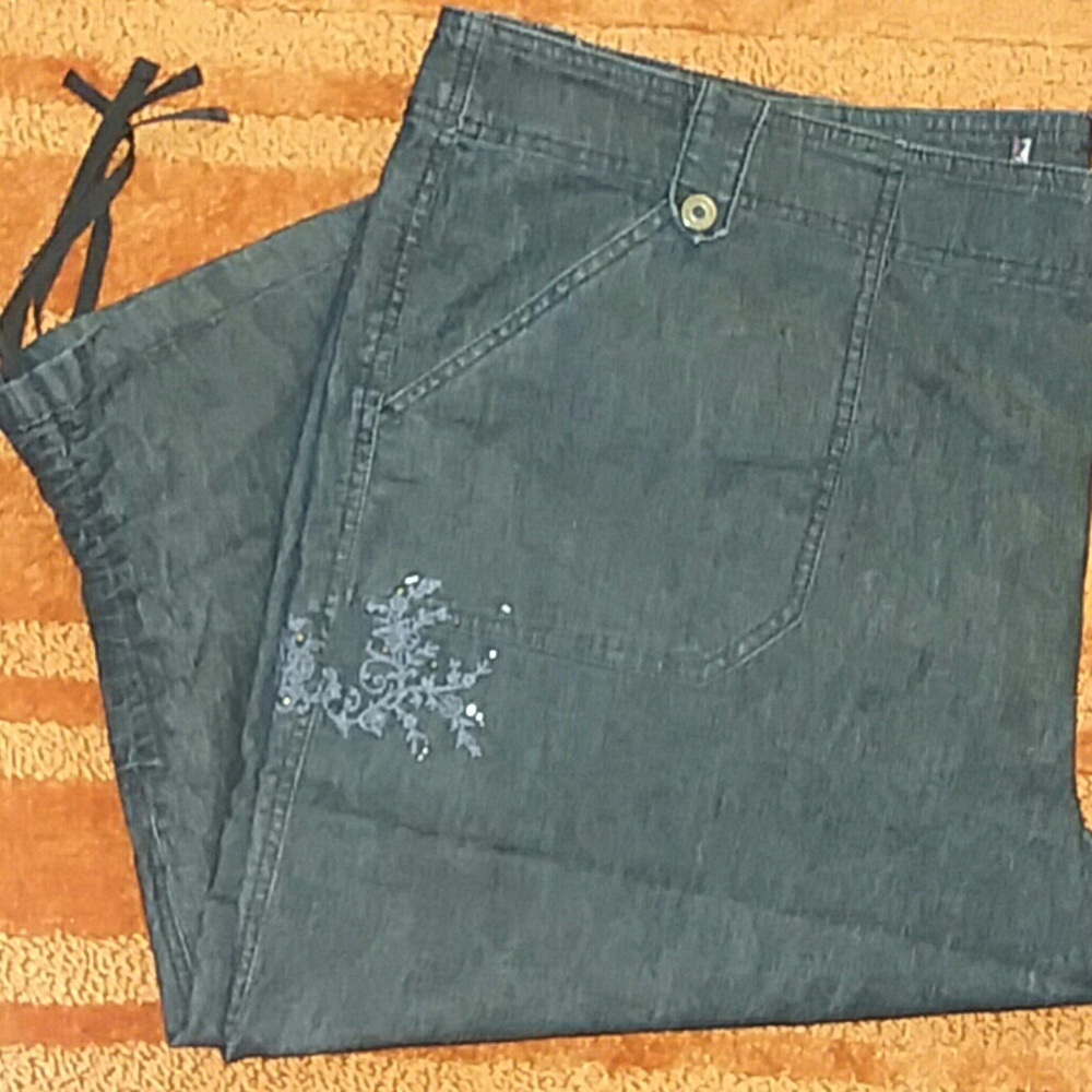 Denim Capris